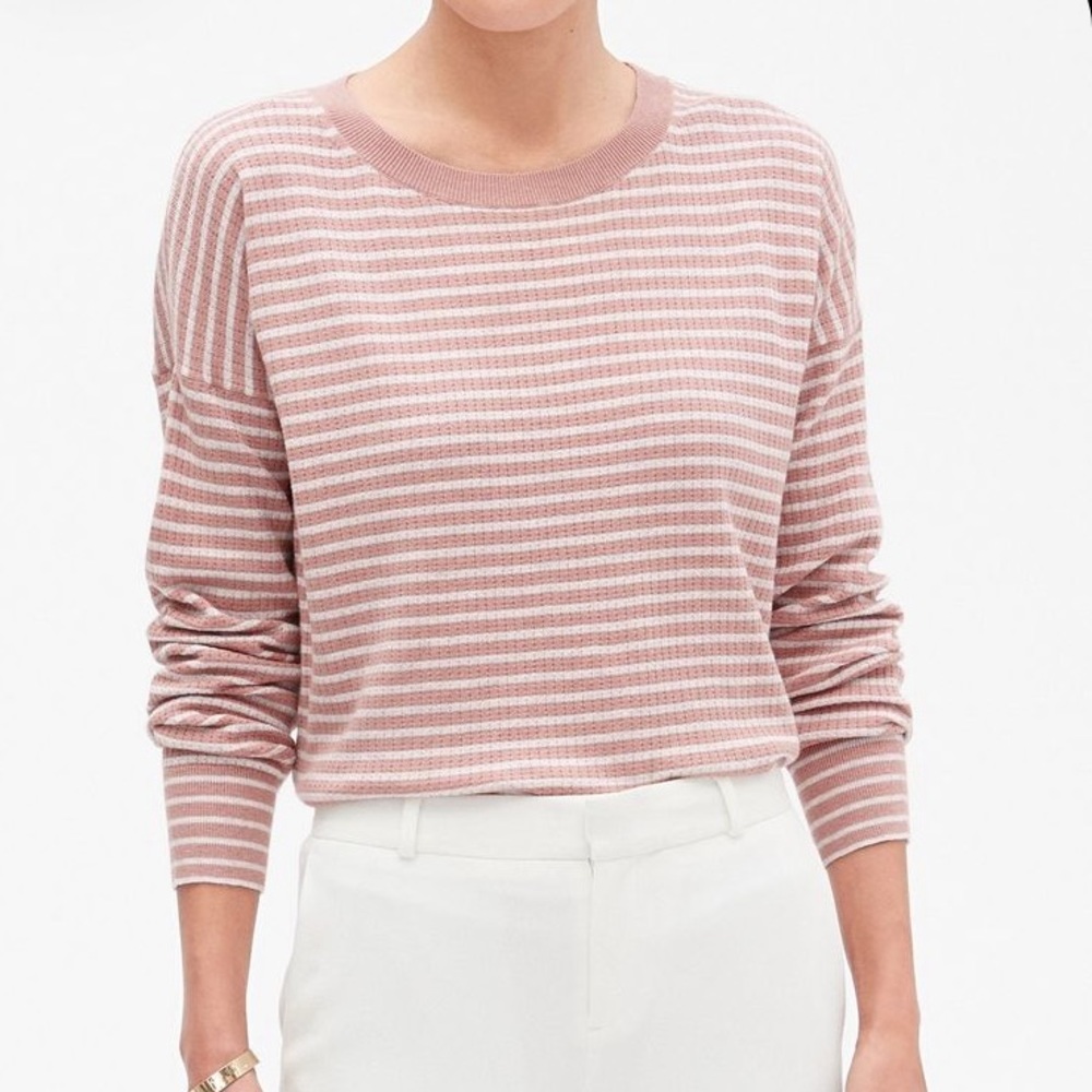 Striped Crew Neck Sweater